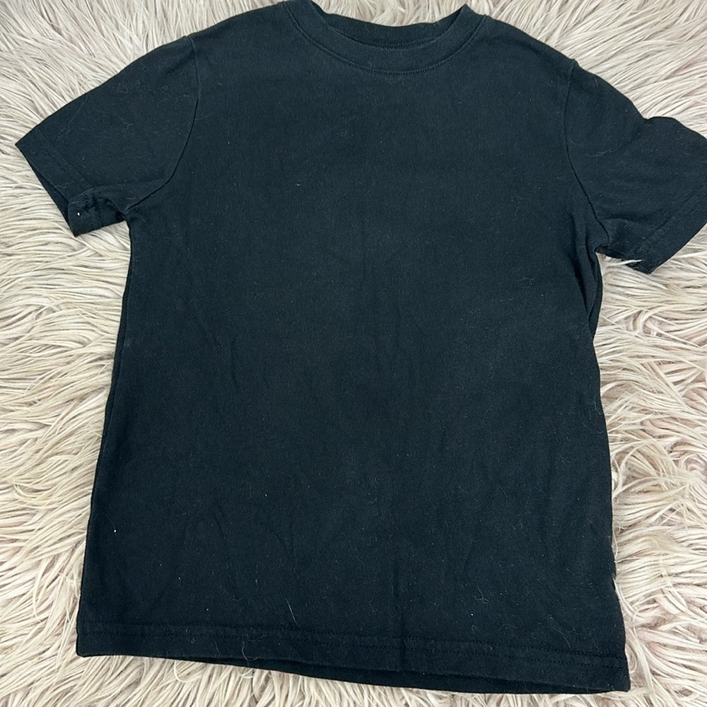 Boys Plain Black Tee